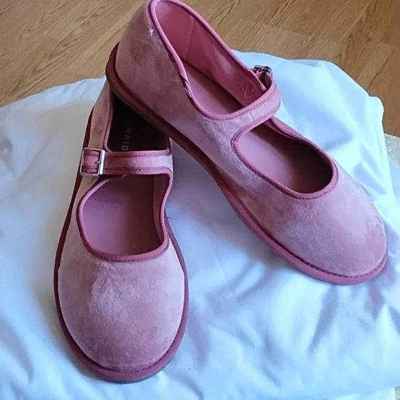 Torrid pink fabric Mary Jane 11 W - Picture 2 of 9